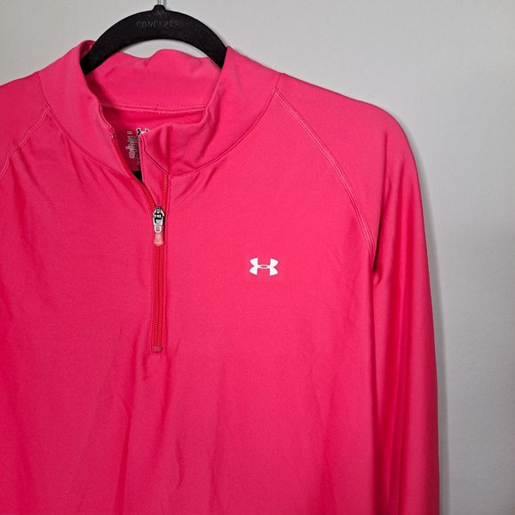 Women's Under Armour Dri-Fit Quarter Zip Pullover - Picture 3 of 5